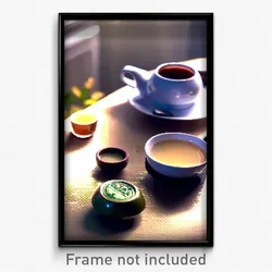 Pixel Art Poster - Ordinary Tea (8 Bit Psychedelic Trippy Video Game Print)