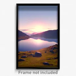 Pixel Art Poster - Simple Loch (8 Bit Psychedelic Trippy Weird Video Game Print)