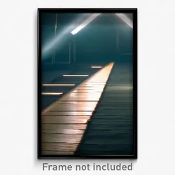 Pixel Art Poster - Triangular Track (8 Bit Psychedelic Trippy Video Game Print)
