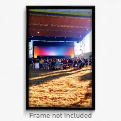 Pixel Art Poster - Dry Movie Festival (8 Bit Psychedelic Video Game Print)
