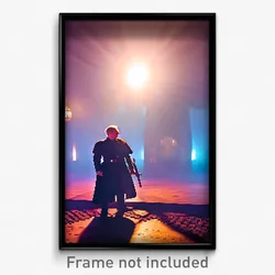 Pixel Art Poster - Outlandish Den (8 Bit Psychedelic Trippy Video Game Print)