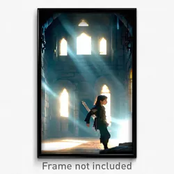 Pixel Art Poster - Different Dungeon (8 Bit Psychedelic Trippy Video Game Print)
