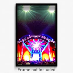Pixel Art Poster - Insane Movie Festival (8 Bit Psychedelic Video Game Print)