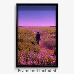 Pixel Art Poster - Vacant Heath (8 Bit Psychedelic Trippy Video Game Print)