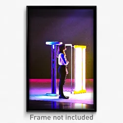Pixel Art Poster - Buzzing Stand (8 Bit Psychedelic Trippy Video Game Print)