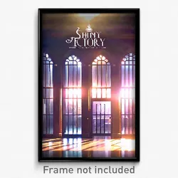 Pixel Art Poster - Shiny Rectory (8 Bit Psychedelic Trippy Video Game Print)
