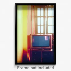 Pixel Art Poster - Modest Television (8 Bit Psychedelic Trippy Video Game Print)