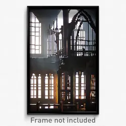 Pixel Art Poster - Steel Priory (8 Bit Psychedelic Trippy Video Game Print)