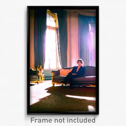 Pixel Art Poster - Grand Couch (8 Bit Psychedelic Trippy Weird Video Game Print)