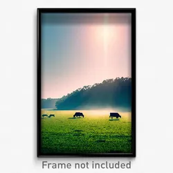 Pixel Art Poster - Superb Pasture (8 Bit Psychedelic Trippy Video Game Print)