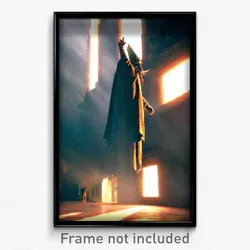 Pixel Art Poster - Dramatic Fief (8 Bit Psychedelic Trippy Video Game Print)