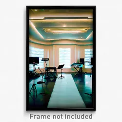 Pixel Art Poster - Frosty Music Studio (8 Bit Psychedelic Video Game Print)