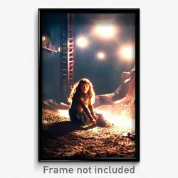 Pixel Art Poster - Admirable Mine (8 Bit Psychedelic Trippy Video Game Print)