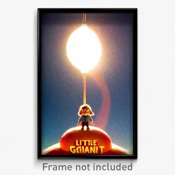 Pixel Art Poster - Little Giant (8 Bit Psychedelic Trippy Video Game Print)