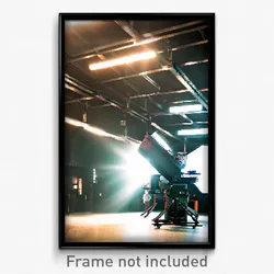 Pixel Art Poster - Steel Movie Studio (8 Bit Psychedelic Video Game Print)