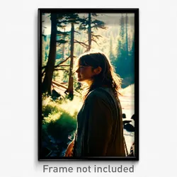 Pixel Art Poster - Candid Wilderness (8 Bit Psychedelic Trippy Video Game Print)