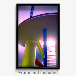 Pixel Art Poster - Original Slide (8 Bit Psychedelic Trippy Video Game Print)