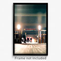Pixel Art Poster - International Stable (8 Bit Psychedelic Video Game Print)