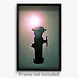 Pixel Art Poster - Thick Aperture (8 Bit Psychedelic Trippy Video Game Print)