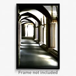 Pixel Art Poster - Polished Crypt (8 Bit Psychedelic Trippy Video Game Print)