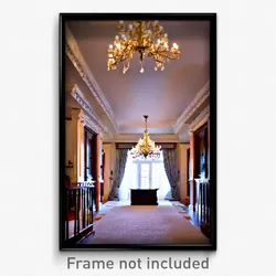 Pixel Art Poster - Cultured Mansion (8 Bit Psychedelic Trippy Video Game Print)