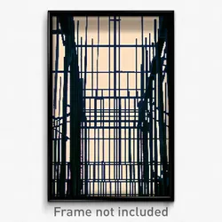 Pixel Art Poster - Complex Wire Frame Cologne (8 Bit Video Game Print)