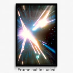 Pixel Art Poster - Adorable Hyperspace (8 Bit Psychedelic Video Game Print)
