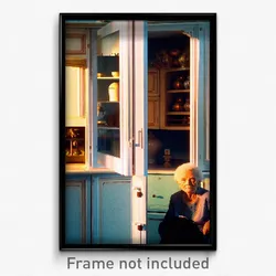 Pixel Art Poster - Elderly Hutch (8 Bit Psychedelic Trippy Video Game Print)
