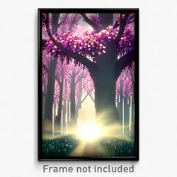 Pixel Art Poster - Deadly Spring (8 Bit Psychedelic Trippy Video Game Print)