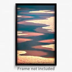 Pixel Art Poster - Acidic Flood Plain (8 Bit Psychedelic Video Game Print)