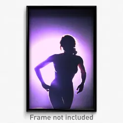Pixel Art Poster - Attractive Shadow (8 Bit Psychedelic Trippy Video Game Print)