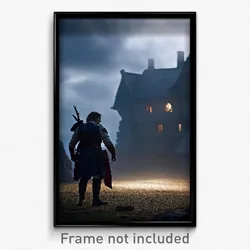 Pixel Art Poster - Gloomy Middens (8 Bit Psychedelic Trippy Video Game Print)