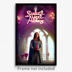 Pixel Art Poster - Sweet Abbey (8 Bit Psychedelic Trippy Weird Video Game Print)