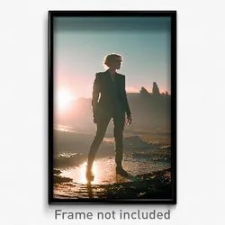 Pixel Art Poster - Captivating Desolation (8 Bit Psychedelic Video Game Print)