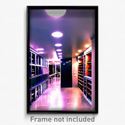 Pixel Art Poster - Modern Cellar (8 Bit Psychedelic Trippy Video Game Print)