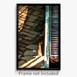 Pixel Art Poster - Rural Grate (8 Bit Psychedelic Trippy Weird Video Game Print)