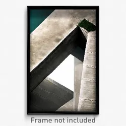 Pixel Art Poster - Concrete Exotic Area (8 Bit Psychedelic Video Game Print)