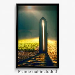 Pixel Art Poster - Rural Arrowslit (8 Bit Psychedelic Trippy Video Game Print)