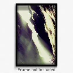 Pixel Art Poster - Distorted Gully (8 Bit Psychedelic Trippy Video Game Print)