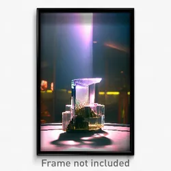 Pixel Art Poster - Glass Butte (8 Bit Psychedelic Trippy Weird Video Game Print)