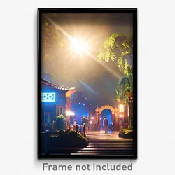Pixel Art Poster - Stylish Zoo (8 Bit Psychedelic Trippy Weird Video Game Print)