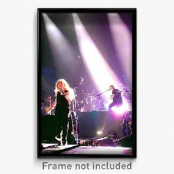 Pixel Art Poster - Silver Concert (8 Bit Psychedelic Trippy Video Game Print)