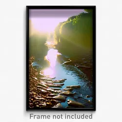 Pixel Art Poster - Worn Brook (8 Bit Psychedelic Trippy Weird Video Game Print)