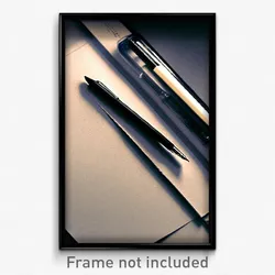 Pixel Art Poster - Simplistic Pen (8 Bit Psychedelic Trippy Video Game Print)