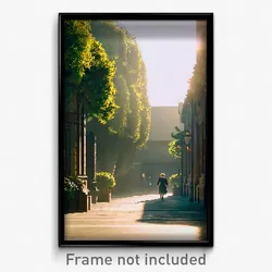 Pixel Art Poster - Pleasant Bank (8 Bit Psychedelic Trippy Video Game Print)