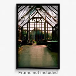 Pixel Art Poster - Creepy Conservatory (8 Bit Psychedelic Video Game Print)