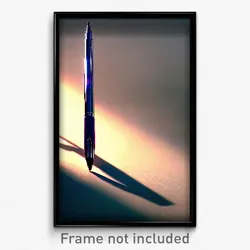 Pixel Art Poster - Energetic Pen (8 Bit Psychedelic Trippy Video Game Print)