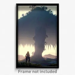 Pixel Art Poster - Unkempt Realm (8 Bit Psychedelic Trippy Video Game Print)