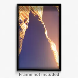 Pixel Art Poster - Tan Notch (8 Bit Psychedelic Trippy Weird Video Game Print)