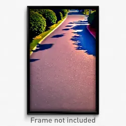 Pixel Art Poster - Tidy Boulevard (8 Bit Psychedelic Trippy Video Game Print)